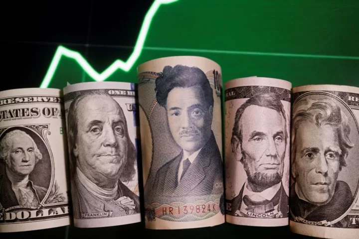 Dollar index climbs to 10-month high; yen, euro languish