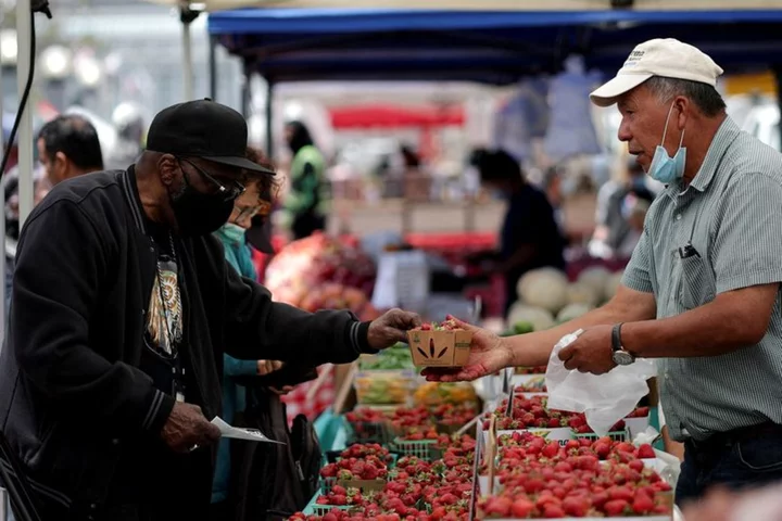 US consumer prices slow in May; core inflation sticky