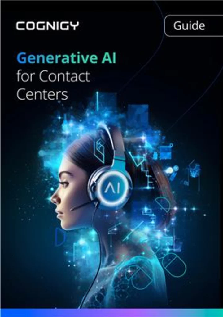 New Cognigy Guide Demystifies How Generative AI Will Transform Customer Service