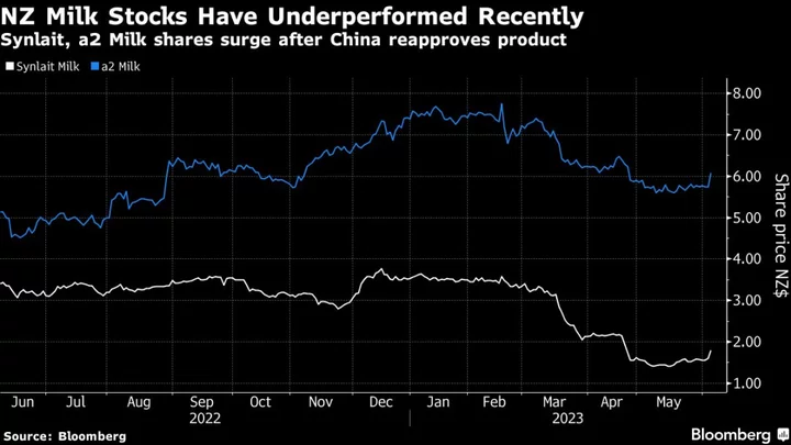 NZ Dairy Shares Rally as China Green Lights a2 Milk Formula