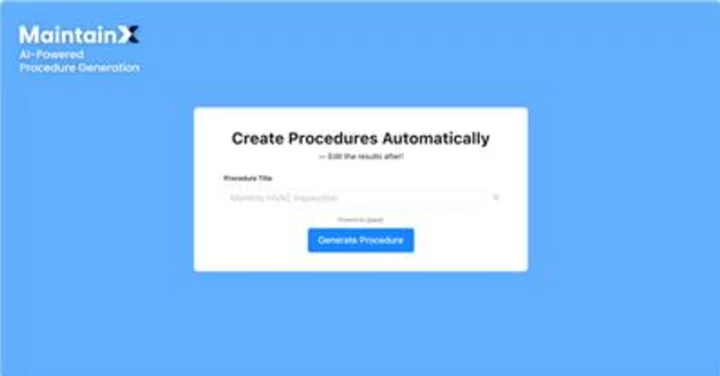 MaintainX Unveils Advanced AI Features to Make Maintenance Workflows More Efficient for Frontline Workers