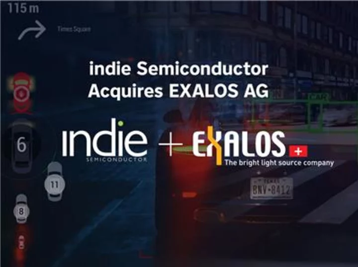 indie Semiconductor Acquires EXALOS AG