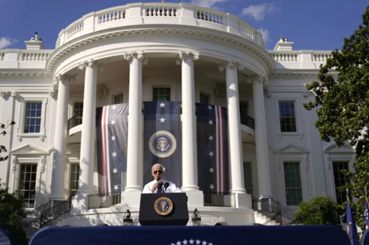 Biden is set to mark the anniversary of his signing of a major climate, health and tax law