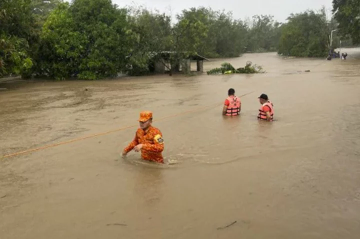 Typhoon Doksuri leaves at least 2 dead and displaces thousands in the northern Philippines