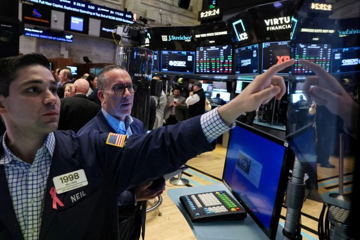 Futures inch lower as investors await more data, policy cues