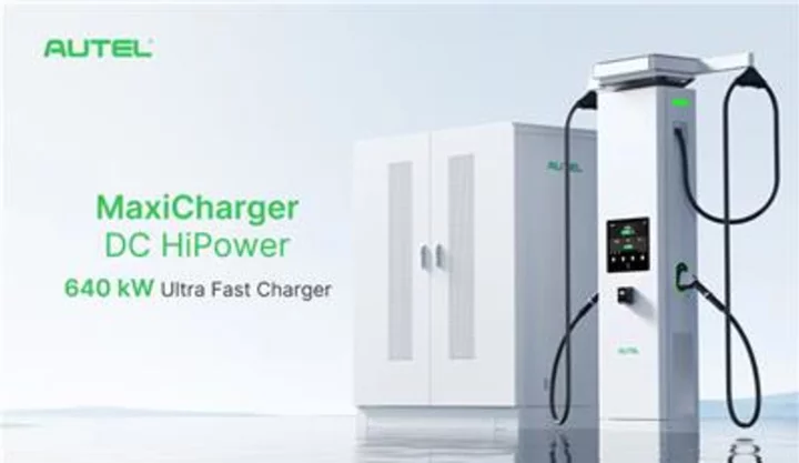 Autel Energy Officially Releases MaxiCharger DC HiPower in U.S., Redefining Electric Vehicle Charging with Up to 640kW Charging Power