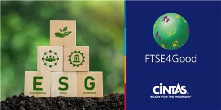 Cintas Named to FTSE4Good Index Series Again