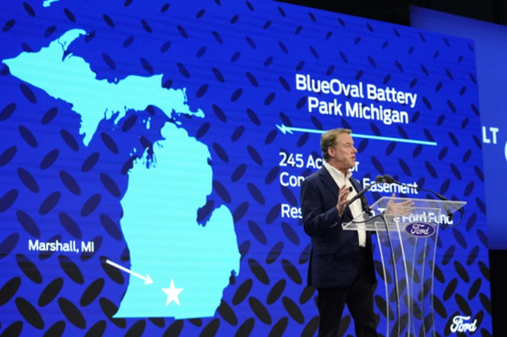 Ford pausing construction of Michigan battery plant amid contract talks with auto workers union