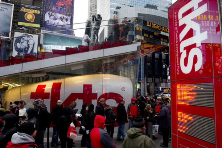 Iconic TKTS booth in Times Square celebrates 50 years of Broadway ticket discounts