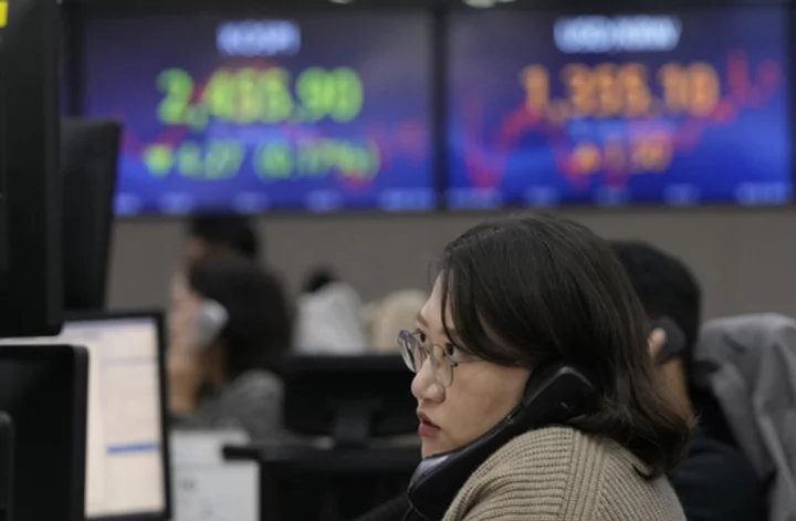 Stock market today: Asian shares slip further as higher US 10-year Treasury yield pressures Wall St